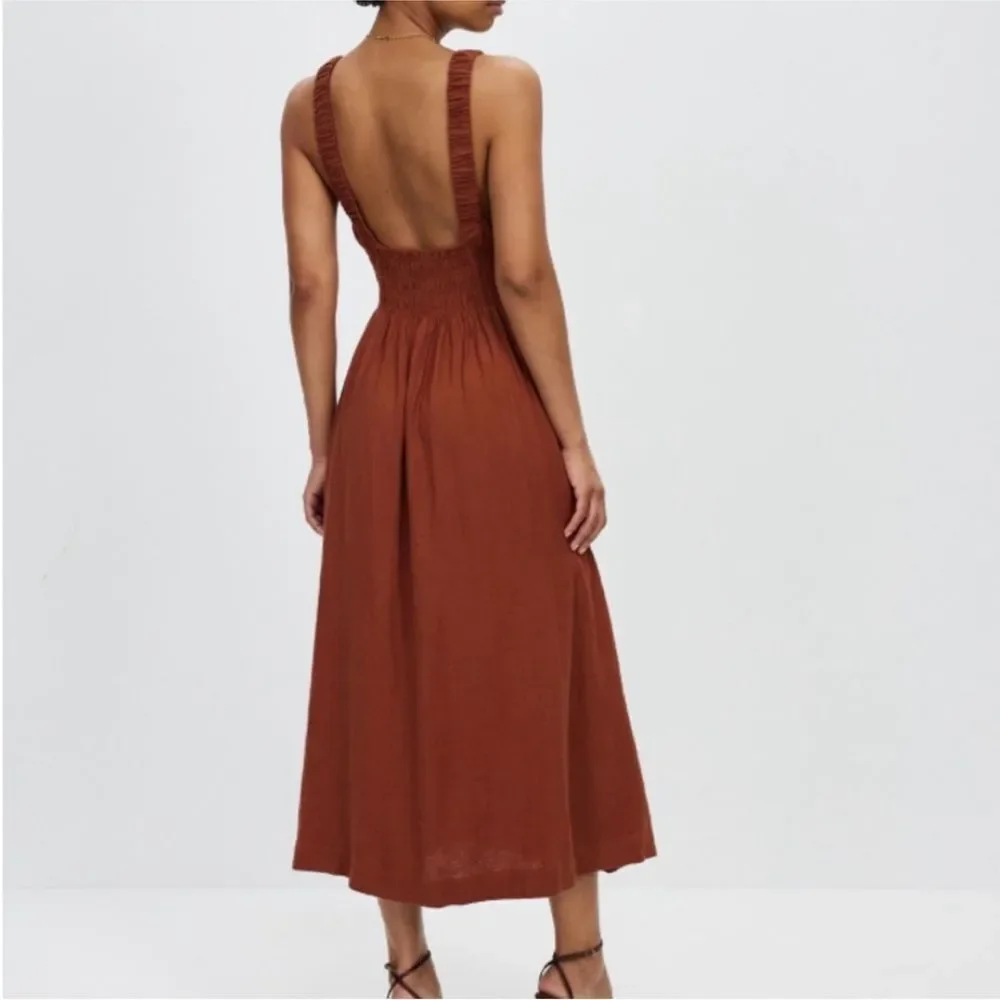 Abercrombie and Fitch Scrunchie Strap Maxi Dress - Picture 4 of 10
